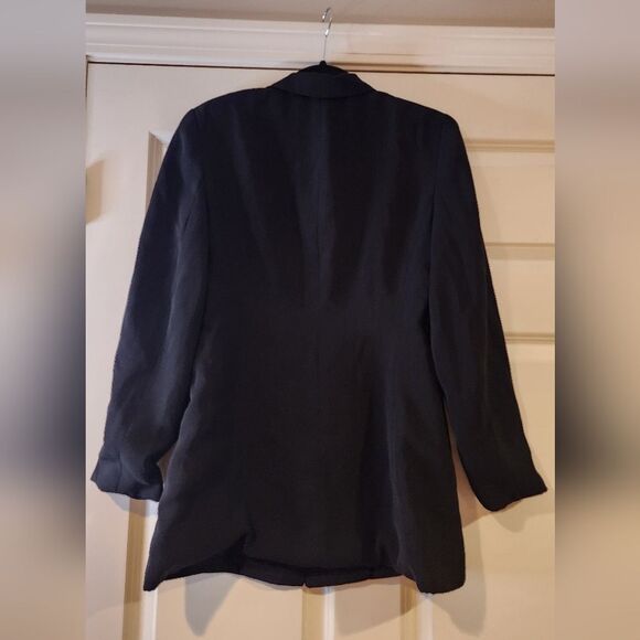 Montage black button front blazer jacket size 4 - Picture 5 of 5